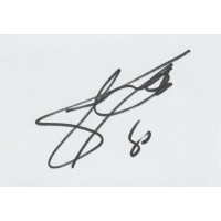 Autografo di Leonardo Bonucci su carta bianco con numero 19