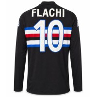 Maglia Sampdoria Flachi 200607 Nera Manica Lunga Gara Preparata