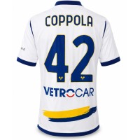 Maglia Hellas Verona Coppola 202122 Gara Patch Match Worn e Serie A