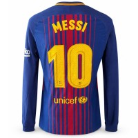 Maglia Barcellona 201718 Messi Home gara preparata manica lunga
