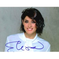 Autografo Elisa Isoardi su fotografia ritratto