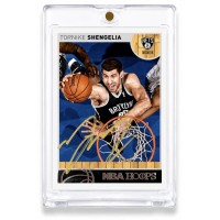 Tornike Shengelia autografo su card Panini Hoops Brooklyn Nets