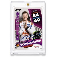 Mick Schumacher autografo su card Topps Turbo Attax Haas