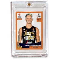 Achille Polonara autografo su figurina Panini EuroLeague Virtus