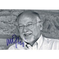 Autografo Vittorio Zucconi Fotografia Ritratto