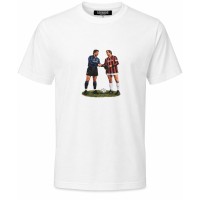 Tshirt Legends Franco e Beppe Baresi esclusiva Wave Memorabilia Tg M