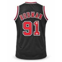Canotta Chicago Bulls quotThe Wormquot store Rodman Autografata
